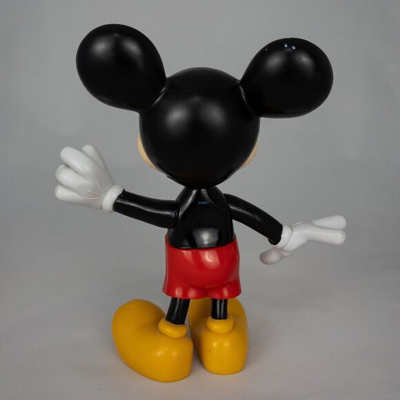 Micky Mouse Figure 7 Inch Adjustable Arms Plastic Posable Moveable - Picture 3 of 8